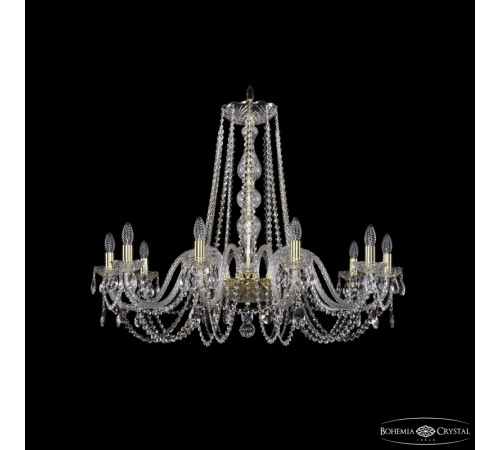 Подвесная люстра Bohemia Ivele Crystal 1402/10/360 G