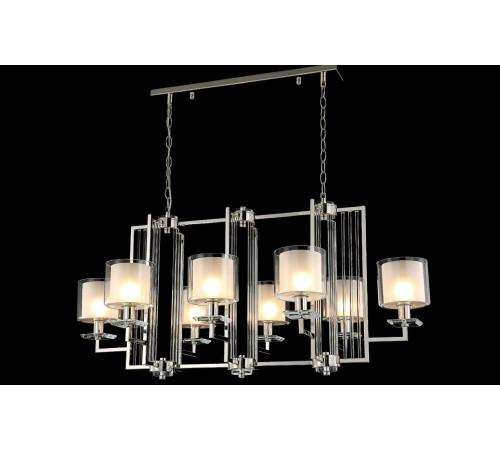 Подвесная люстра Crystal Lux Nicolas NICOLAS SP8 L1000 GOLD/WHITE Подвесная люстра Crystal Lux Nicolas NICOLAS SP8 L1000 GOLD/WHITE