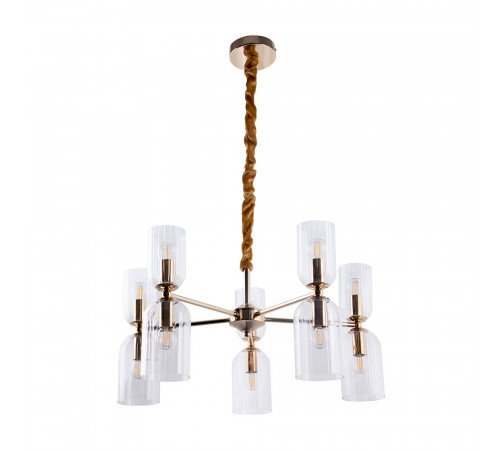 Подвесная люстра Arte Lamp Charm A1623LM-10GO Подвесная люстра Arte Lamp Charm A1623LM-10GO