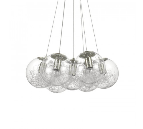 Подвесная люстра Ideal Lux Mapa Sat SP7 Nickel 176062