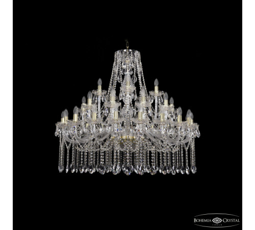 Подвесная люстра Bohemia Ivele Crystal 1413/20+10+5/400 G Подвесная люстра Bohemia Ivele Crystal 1413/20+10+5/400 G
