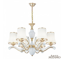 Подвесная люстра Arte Milano Florentia-3987 303987/6 Wh/Gd