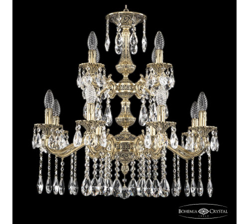 Подвесная люстра Bohemia Ivele Crystal Verona 72102/8+4/210/2d A GB Подвесная люстра Bohemia Ivele Crystal Verona 72102/8+4/210/2d A GB