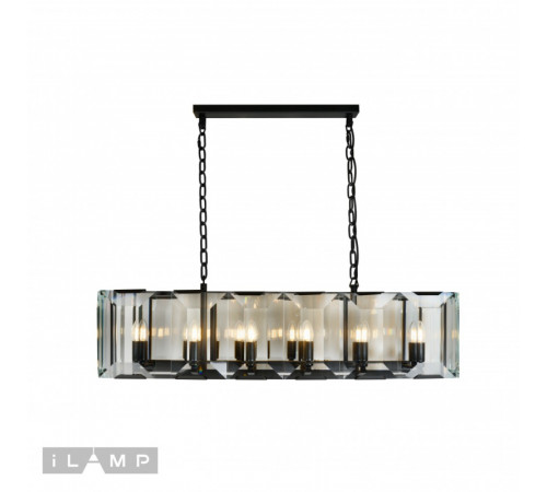 Подвесная люстра iLamp Panorama 6109L-100 BK Подвесная люстра iLamp Panorama 6109L-100 BK