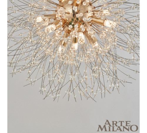 Подвесная люстра Arte Milano 74398.D500.H550.G9.12 G Подвесная люстра Arte Milano 74398.D500.H550.G9.12 G