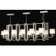 Подвесная люстра Crystal Lux NICOLAS SP12 L1600 GOLD/WHITE