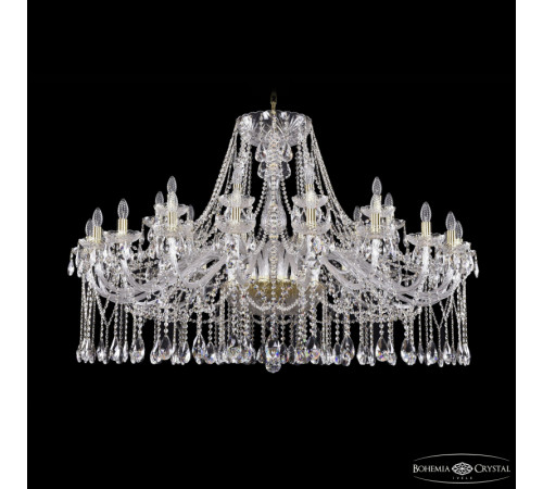 Подвесная люстра Bohemia Ivele Crystal 1413/20+10/530 G Подвесная люстра Bohemia Ivele Crystal 1413/20+10/530 G