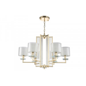 Подвесная люстра Crystal Lux Nicolas NICOLAS SP-PL6 GOLD/WHITE
