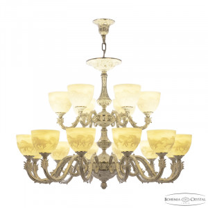 Подвесная люстра Bohemia Ivele Crystal Florence 71101/12+6/300 NW P1 U Horse