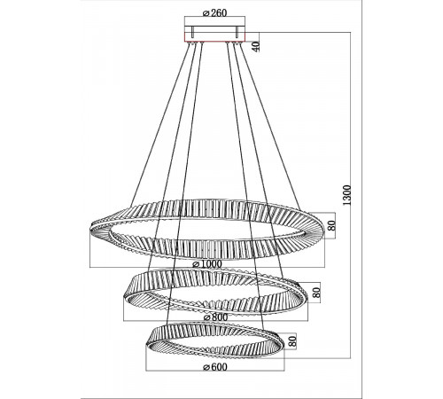 Подвесная люстра Divinare Millie 1136/17 SP-140 Подвесная люстра Divinare Millie 1136/17 SP-140
