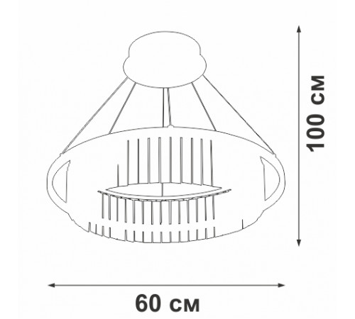 Подвесная люстра Vitaluce V5401-1/1S Подвесная люстра Vitaluce V5401-1/1S