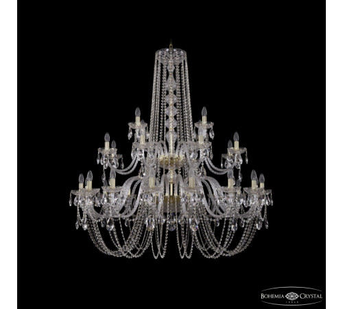 Подвесная люстра Bohemia Ivele Crystal 1402/16+8+4/460/2d G