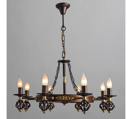 Подвесная люстра Arte Lamp Cartwheel A4550LM-8CK Подвесная люстра Arte Lamp Cartwheel A4550LM-8CK