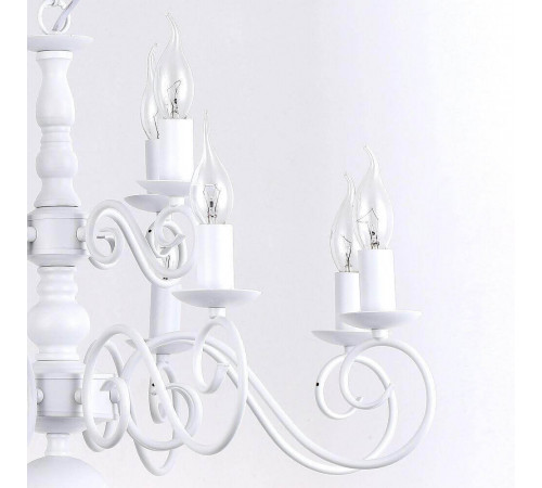 Подвесная люстра Arte Lamp A1129LM-12WH Подвесная люстра Arte Lamp A1129LM-12WH