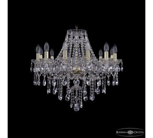 Подвесная люстра Bohemia Ivele Crystal 1415/12/220 G Подвесная люстра Bohemia Ivele Crystal 1415/12/220 G