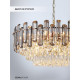 Подвесная люстра Lumien Hall Iterri LH0061/12P-GD-SMK-CL