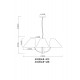 Подвесная люстра Arte Lamp Rondo A4086LM-4CC