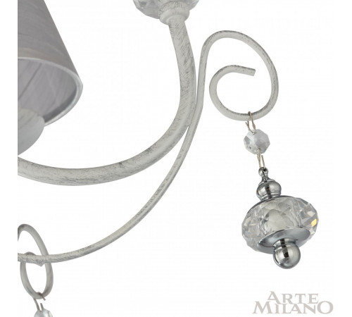 Подвесная люстра Arte Milano 347620/6 WT+SL Подвесная люстра Arte Milano 347620/6 WT+SL