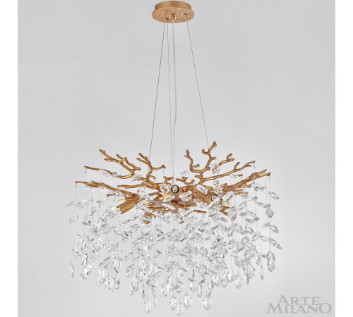 Подвесная люстра Arte Milano Milan 239801/D600/8/B Pa Подвесная люстра Arte Milano Milan 239801/D600/8/B Pa
