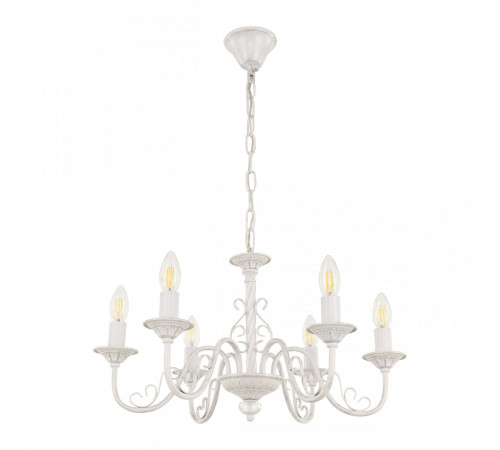 Подвесная люстра Arte Milano 342620/6 WT+SL Подвесная люстра Arte Milano 342620/6 WT+SL