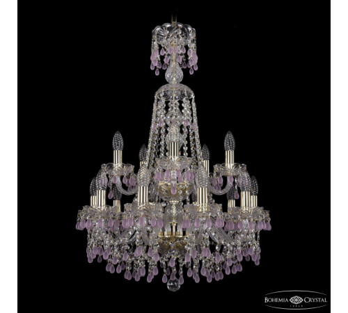 Подвесная люстра Bohemia Ivele Crystal 1410/10+5/195/XL-84/2d G V7010 Подвесная люстра Bohemia Ivele Crystal 1410/10+5/195/XL-84/2d G V7010