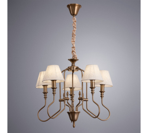 Подвесная люстра Arte Lamp Agio A6086LM-5PB Подвесная люстра Arte Lamp Agio A6086LM-5PB