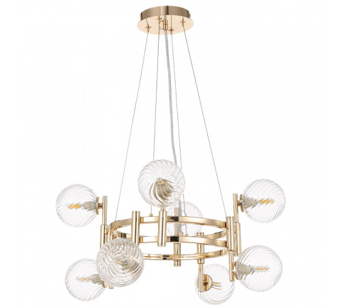 Подвесная люстра Crystal Lux LUXURY SP8 GOLD Подвесная люстра Crystal Lux LUXURY SP8 GOLD