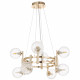 Подвесная люстра Crystal Lux LUXURY SP8 GOLD