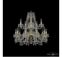 Подвесная люстра Bohemia Ivele Crystal 1410/10+5/240/2d G V0300