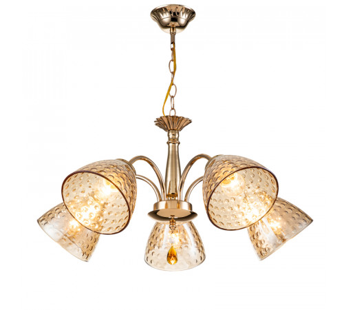 Подвесная люстра Escada Freesia 658/5PL Gold Подвесная люстра Escada Freesia 658/5PL Gold