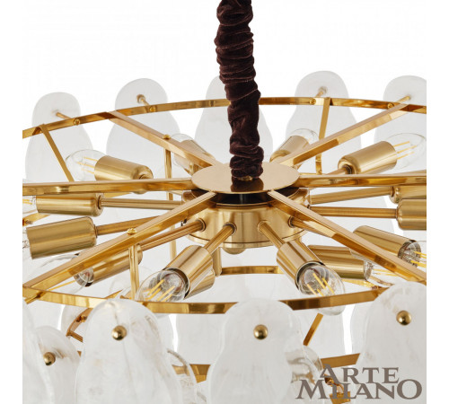 Подвесная люстра Arte Milano 2853.D750.H390.E14.18 G Подвесная люстра Arte Milano 2853.D750.H390.E14.18 G