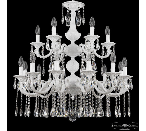 Подвесная люстра Bohemia Ivele Crystal AL78101/12+6/250/2D A WG