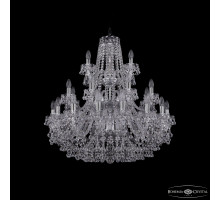 Подвесная люстра Bohemia Ivele Crystal 1409/16+8+4/300/3d Ni