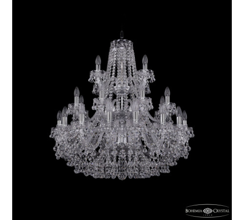 Подвесная люстра Bohemia Ivele Crystal 1409/16+8+4/300/3d Ni Подвесная люстра Bohemia Ivele Crystal 1409/16+8+4/300/3d Ni