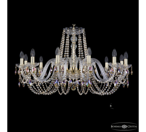 Подвесная люстра Bohemia Ivele Crystal 1402/12/360 G R801
