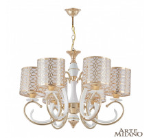 Подвесная люстра Arte Milano Florentia-1237 301237/6 Wh/Gd