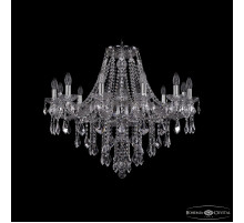 Подвесная люстра Bohemia Ivele Crystal 1415/12/300 Ni Leafs