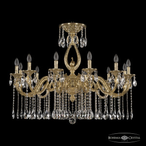 Подвесная люстра Bohemia Ivele Crystal Florence 71401/12/360 A G FS2B