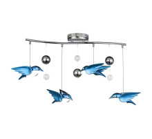 Подвесная светодиодная люстра Globo Bird 56671-4B