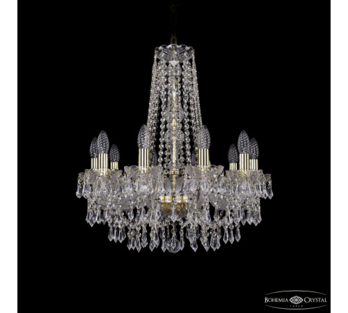 Подвесная люстра Bohemia Ivele Crystal 1403/10/195/h-60 G Подвесная люстра Bohemia Ivele Crystal 1403/10/195/h-60 G