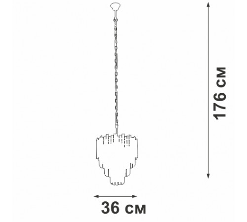 Подвесная люстра Vitaluce V58471-8/5 Подвесная люстра Vitaluce V58471-8/5