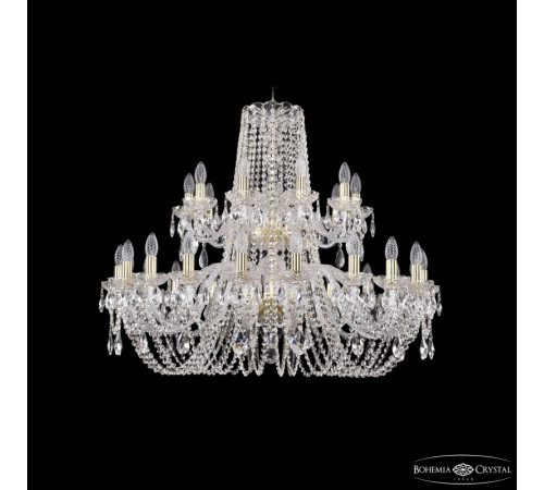 Подвесная люстра Bohemia Ivele Crystal 1402/20+10/360/2d G Подвесная люстра Bohemia Ivele Crystal 1402/20+10/360/2d G