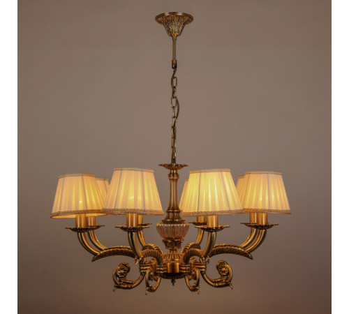 Подвесная люстра Abrasax Sylvia L.8110-8BR SHADE Подвесная люстра Abrasax Sylvia L.8110-8BR SHADE