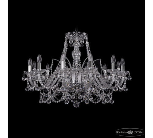 Подвесная люстра Bohemia Ivele Crystal 1411/12/300 Ni Balls Подвесная люстра Bohemia Ivele Crystal 1411/12/300 Ni Balls