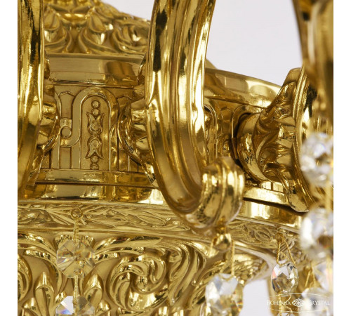 Подвесная люстра Bohemia Ivele Crystal Verona 72101/16/360 B G Подвесная люстра Bohemia Ivele Crystal Verona 72101/16/360 B G
