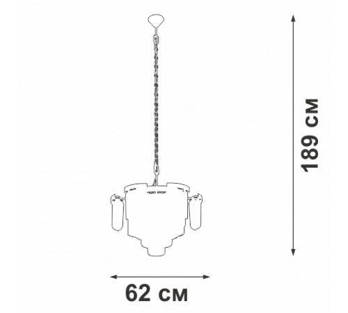 Подвесная люстра Vitaluce V58370-8/13 Подвесная люстра Vitaluce V58370-8/13