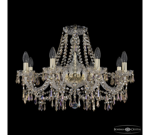 Подвесная люстра Bohemia Ivele Crystal 1403/8/240 G R801 Подвесная люстра Bohemia Ivele Crystal 1403/8/240 G R801