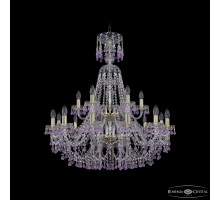 Подвесная люстра Bohemia Ivele Crystal 1410/12+6/300/XL-95/2d G V7010