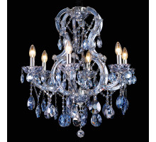 Подвесная люстра Natali Kovaltseva Milano 10651/6C CHROME, SAPPHIRE