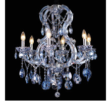 Подвесная люстра Natali Kovaltseva Milano 10651/6C CHROME, SAPPHIRE